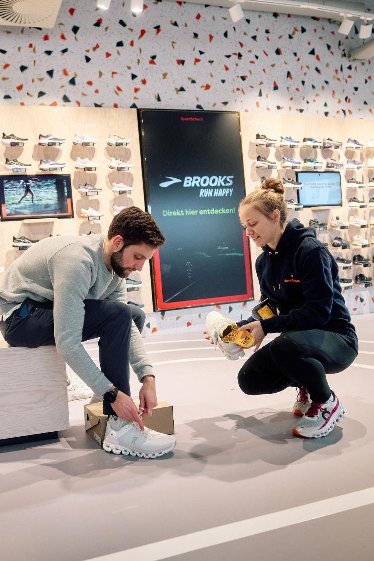 Laufschuhberatung in der Filiale und Online